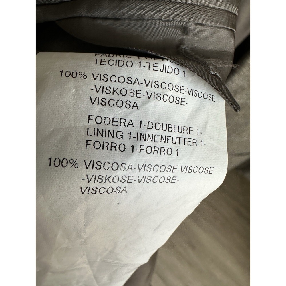 ARMANI  COLLEZIONI SU MISURA men's 2 piece suit.  Size  48L.      (s159) - Picture 9 of 16